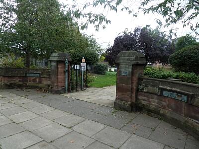 The north entrance gateway to Lady Herbert's Garden, Coventry  © Coventry City Council